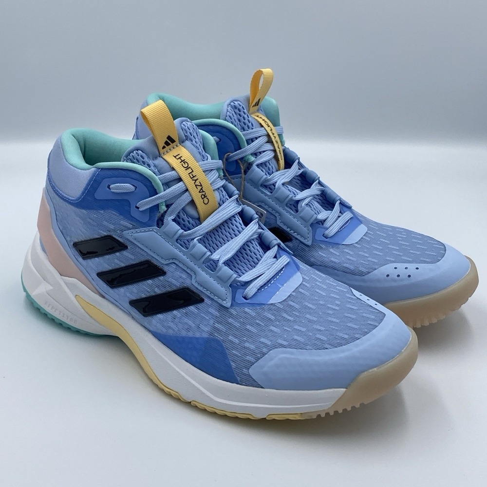 adidas Crazyflight 6 Mid WIndoor Volleyball Shoes Blue Women's 7.5 NWT HP7032 - Picture 2 of 8